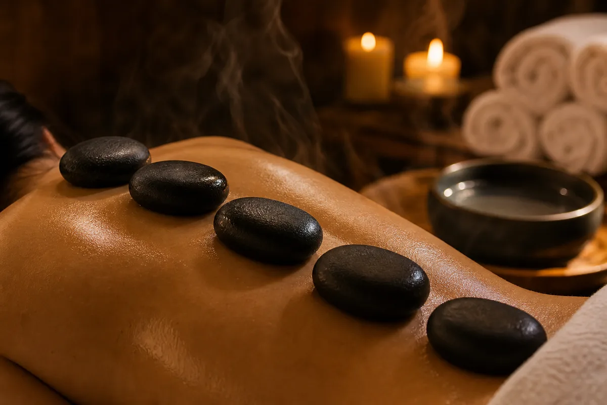 Massage aux pierres chaudes : bienfaits, déroulé et précautions